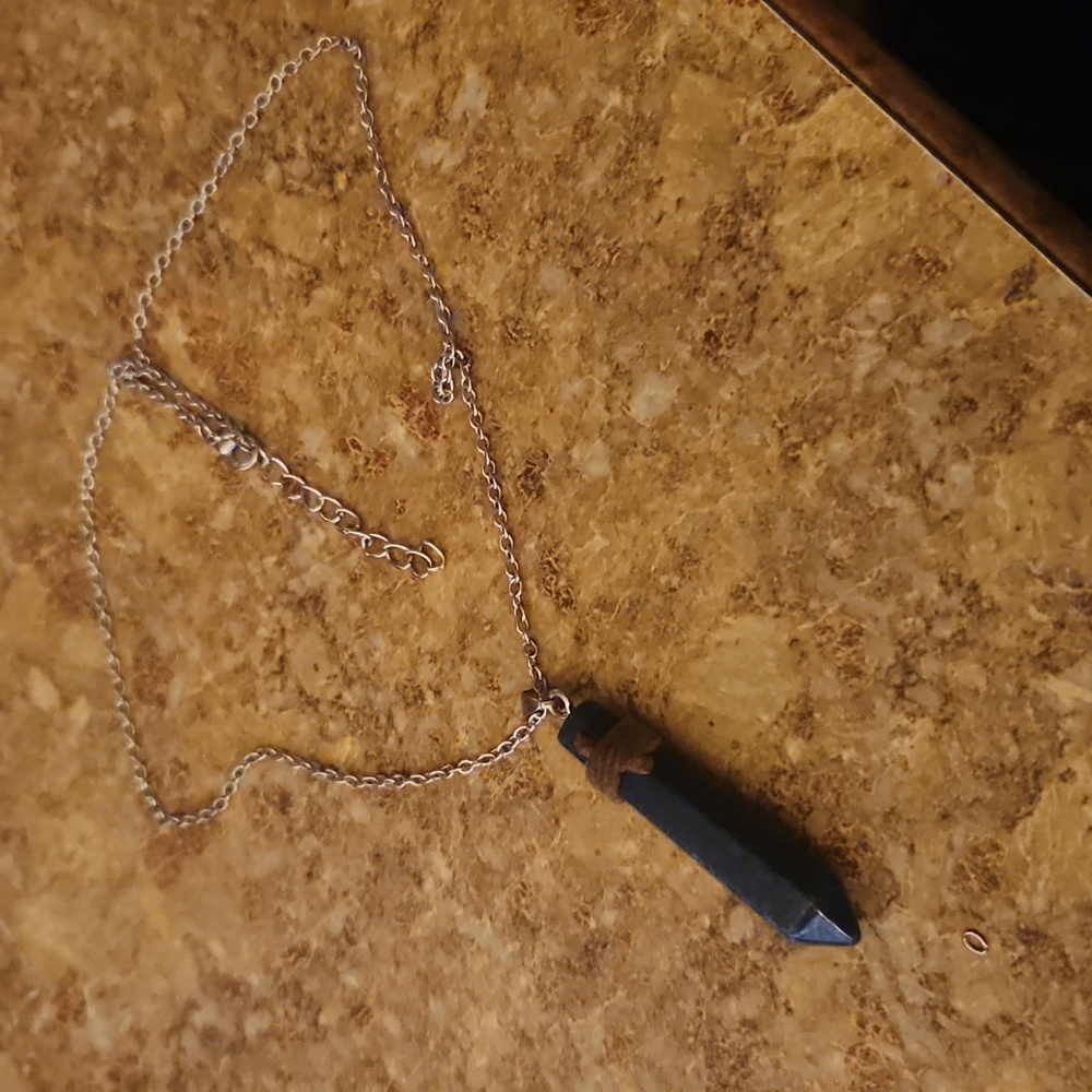 Blue Lapas stone necklace